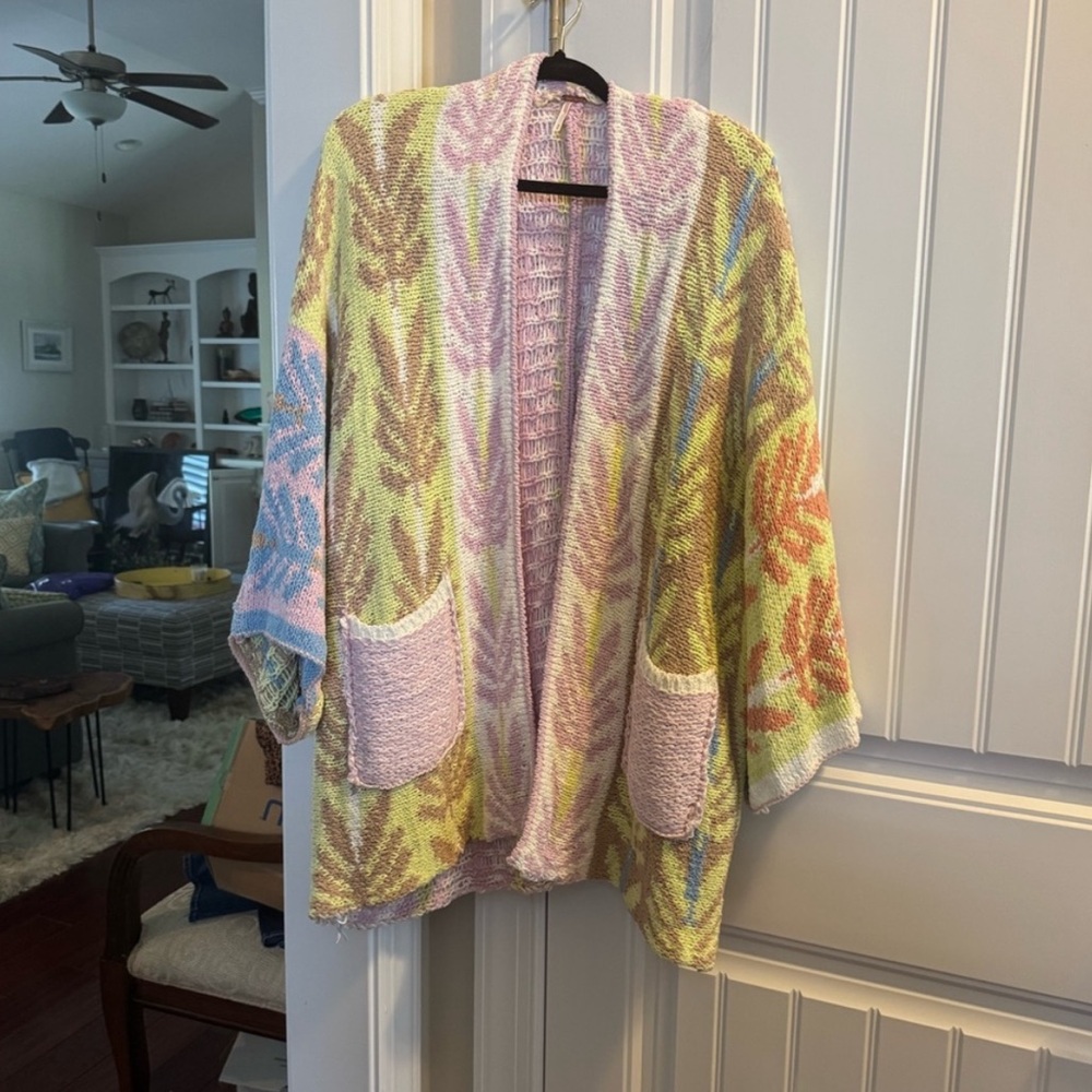 Free People Mallorca Open-Front Cardigan